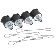 Vibrationsdämpfer (4 Stk.) für F13-F34 FX3000-FX7000, FX4002-FX7002 (Motormont.)